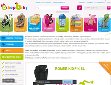 Tablet Screenshot of eshopbaby.cz